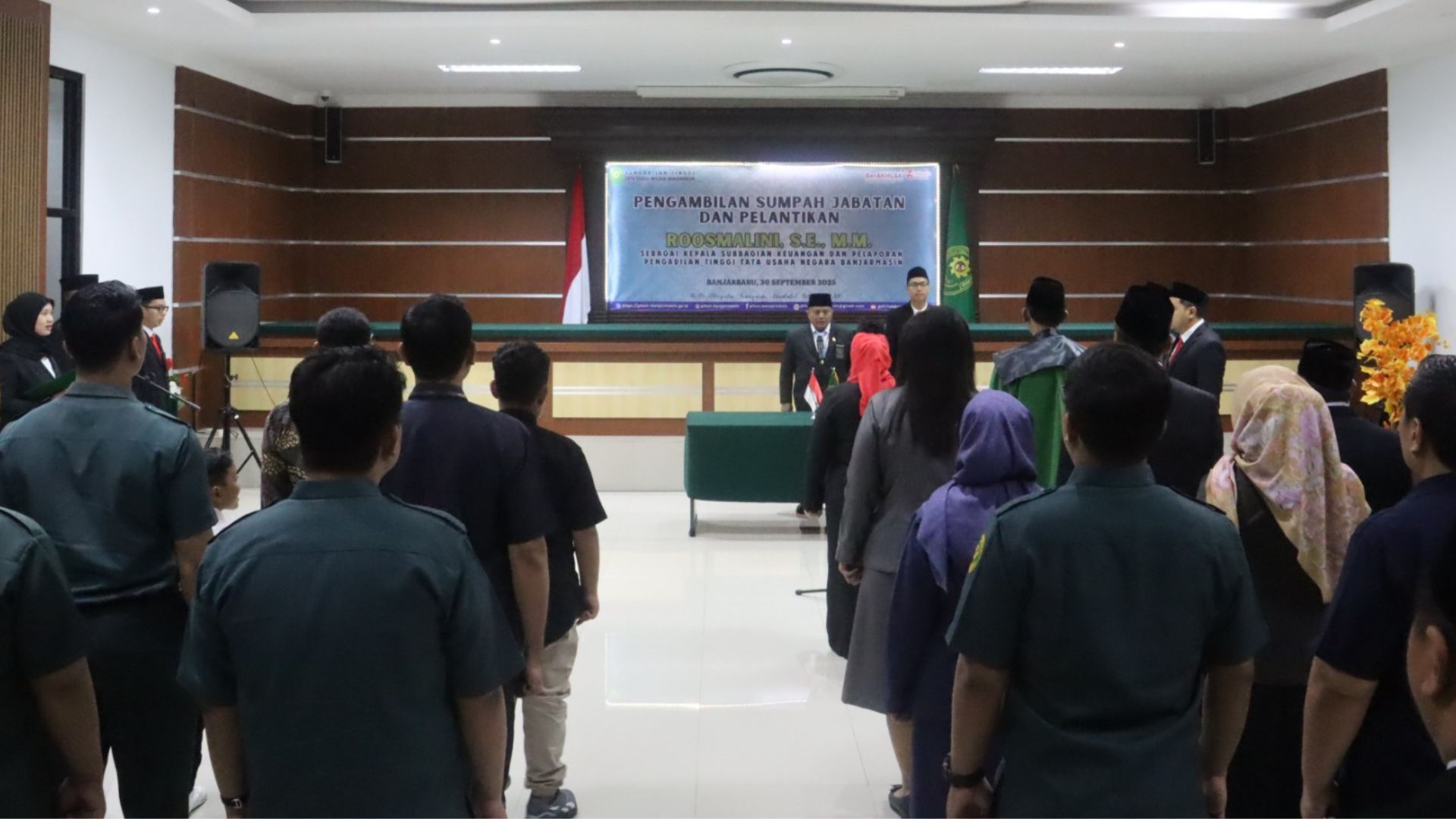 Pengadilan Tinggi TUN Banjarmasin Lantik Pejabat Struktural Baru